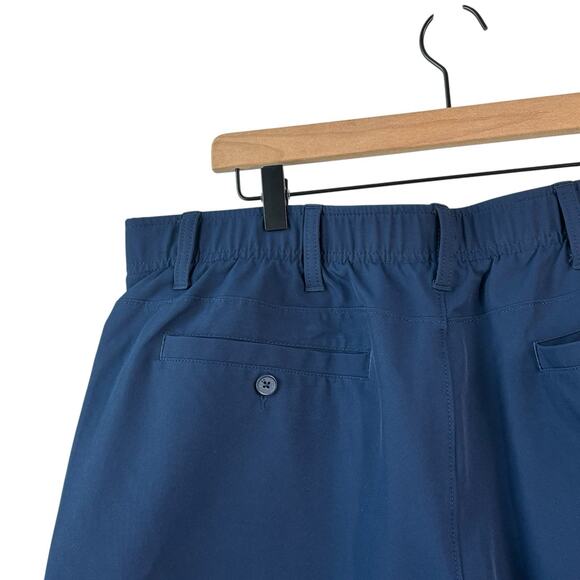 Under Armour UA Mens Shorts 40 Blue Performance Golf Grip Waist Tech Drive - Picture 5 of 10